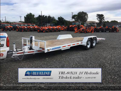 Blueline 24' equipment trailer Video